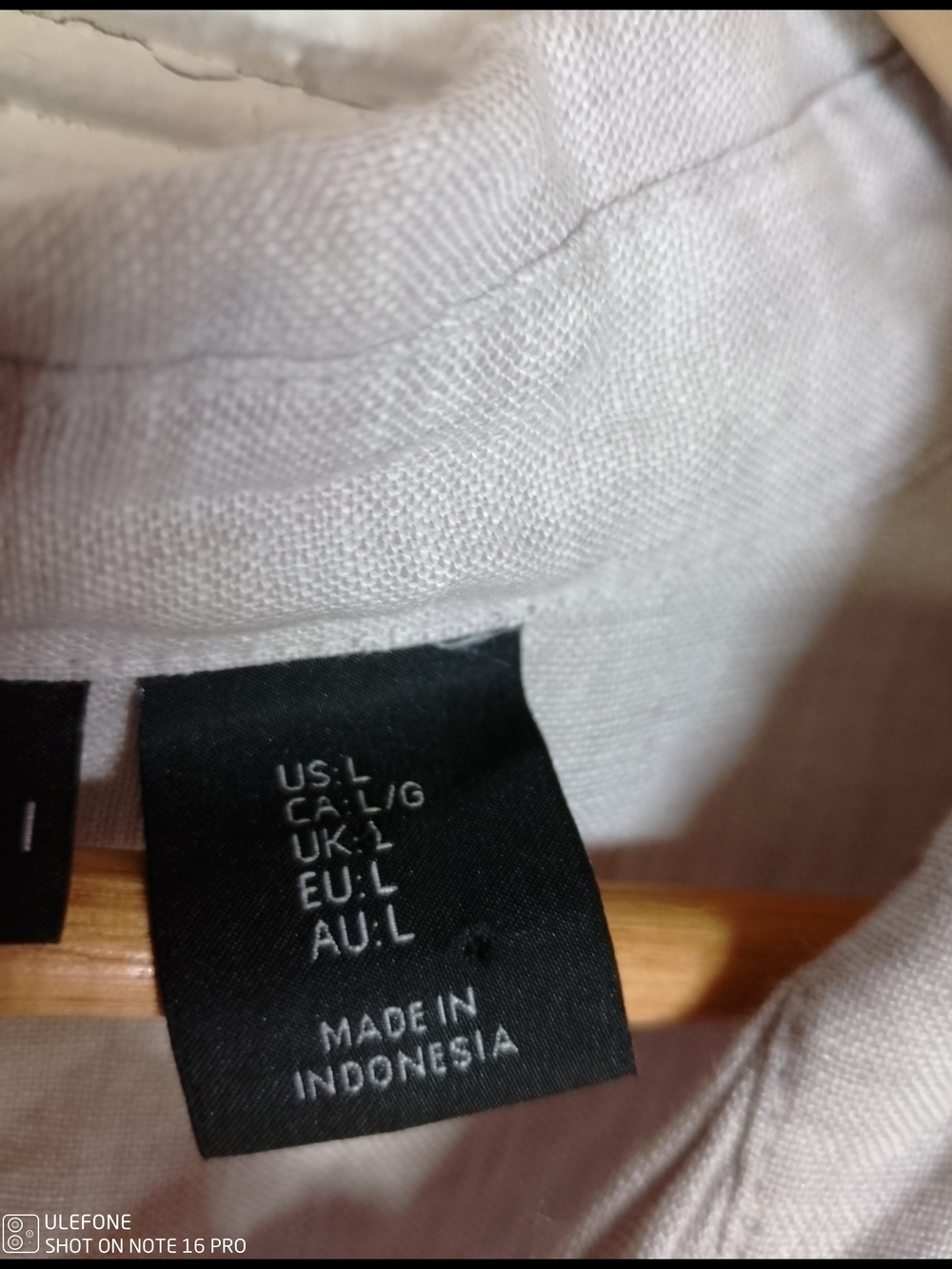 Tahari Lightweight Linen Button-Down Shirt in Light Gray - Womens - Picture 7 of 8